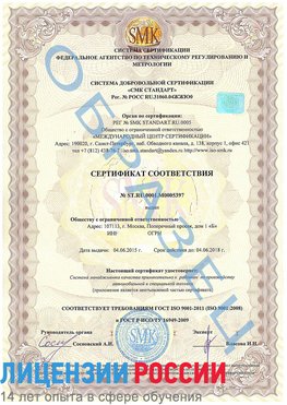 Образец сертификата соответствия Элиста Сертификат ISO/TS 16949